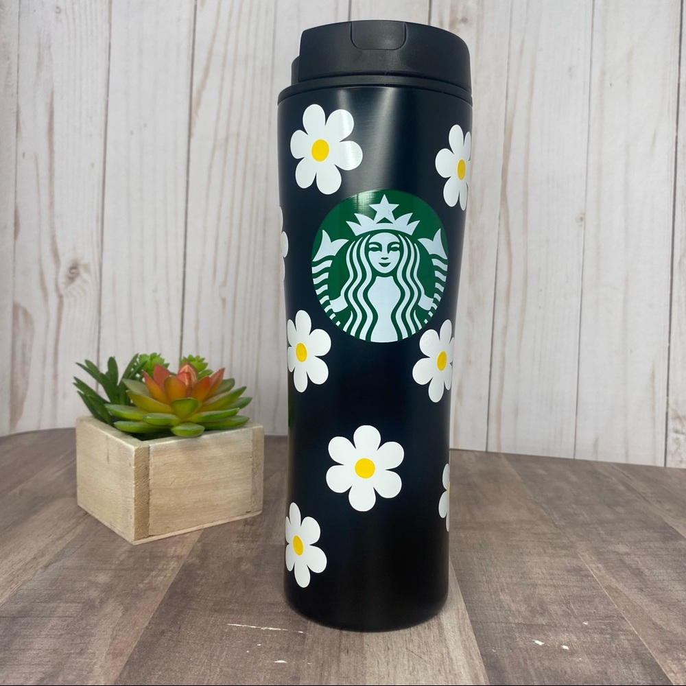 Starbucks Daisy Stainless Steel Tumbler NWT